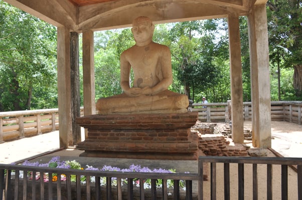 Sri Lanka: Anuradhapura, Samadi Buddha Statue