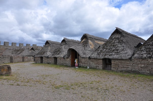 Schweden, Öland, Eketorps Borg, Wikinger Museum