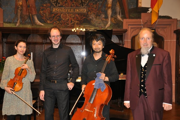 KuBe Konzert Talistrio, 09.10.2020 im Rathausfestsaal Saarbrücken, Elisa Okada, Wenzel Gummer, Takuro Okada und Michael Britz