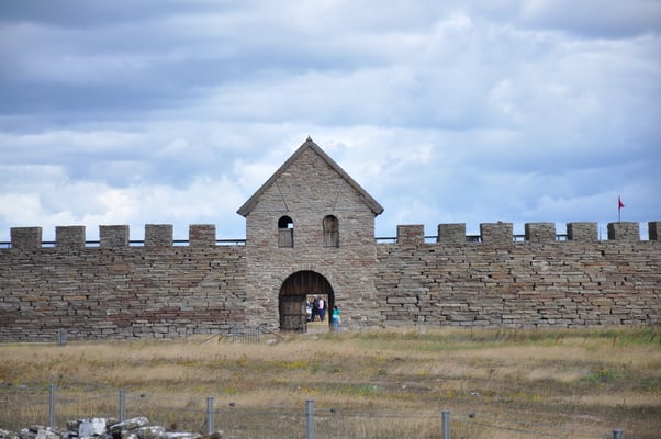 Schweden, Öland, Eketorps Borg, Wikinger Museum