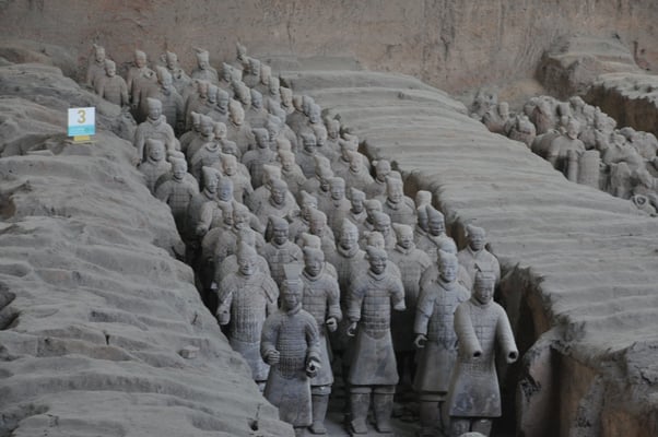 China, Xi'an, Terrakotta Armee des ersten chin. Kaisers Qin Shihuangdi