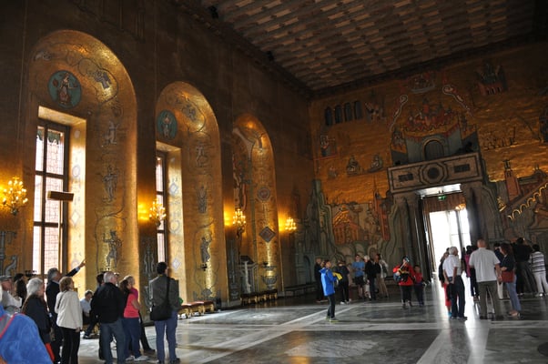 Schweden, Stockholm, Rathaus, (Verleihungsort der Nobelpreise)