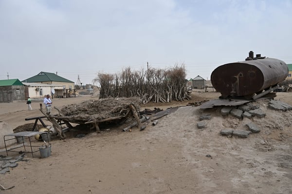Turkmenistan, Besuch eines Dorfes