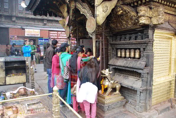 Nepal, Kathmandu, Stupa von Swayambhunath