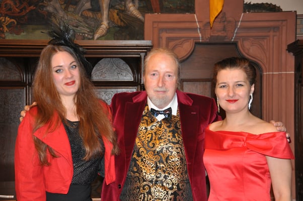 KuBe Konzert "Die Nacht ist einsam ohne Dich", 19. November 2021 im Rathausfestsaal Saarbrücke, Elisa Wehrle, Michael Britz und Natalia Malkova. 