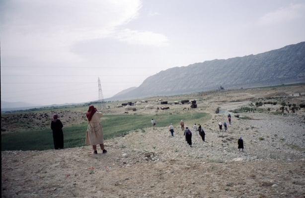 Iran, Besuch in einem Lager der Kaschgai Nomaden