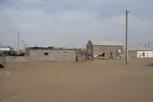 Turkmenistan, Besuch eines Dorfes