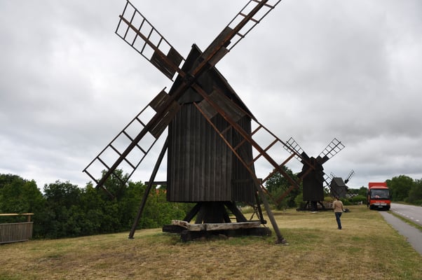 Schweden, Öland, Kronprinsen, Windmühlen