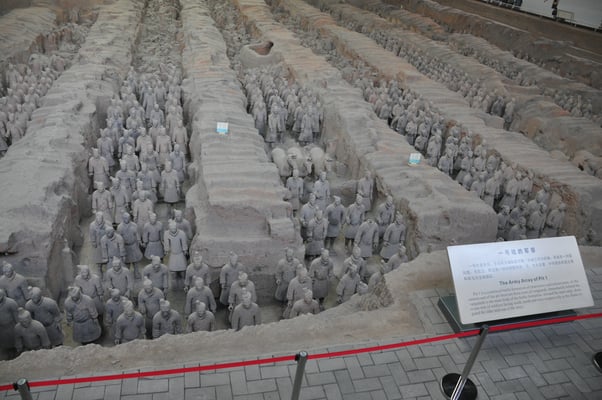China, Xi'an, Terrakotta Armee des ersten chin. Kaisers Qin Shihuangdi