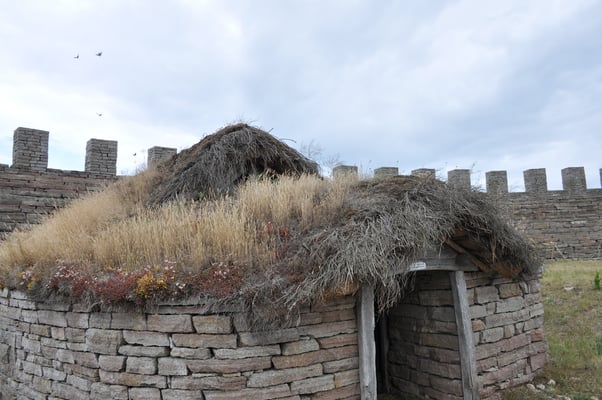 Schweden, Öland, Eketorps Borg, Wikinger Museum