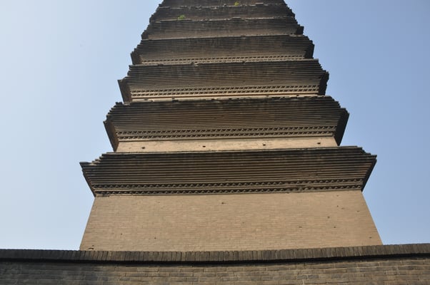 China, Xi'an, buddhistische Kleine Wildganspagode aus dem 8. Jhrt.