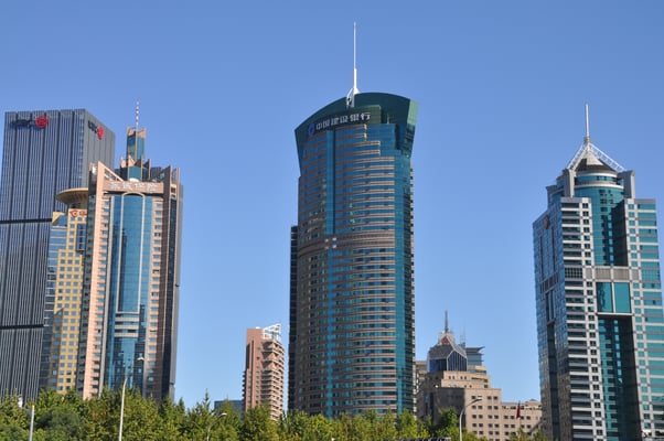 China, Shanghai, Wolkenkratzer