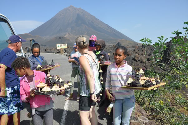 Kap Verden, Insel Fogo, Cha das Caldeiras, Pico Grande