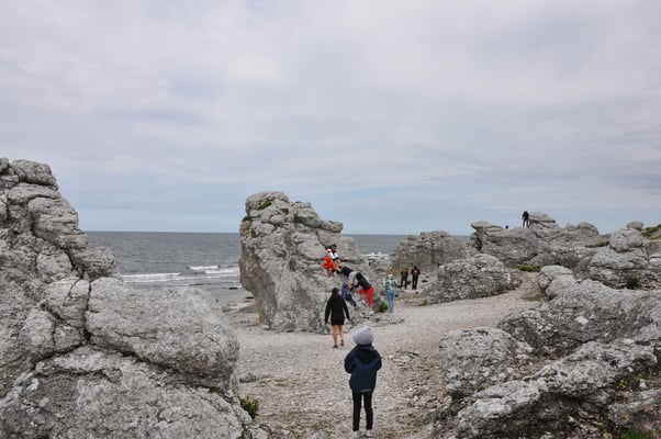 Schweden, Insel Farö, Rauk Gebiete
