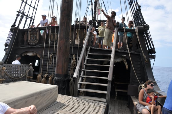 Madeira, Funchal, Bootsfahrt, Nachbau der Santa Maria von Christoph Kolumbus