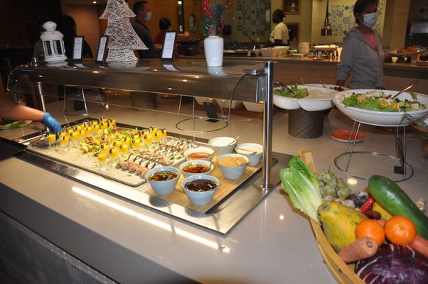 Kap Verden, Insel Sal, Abendbuffet im Hilton