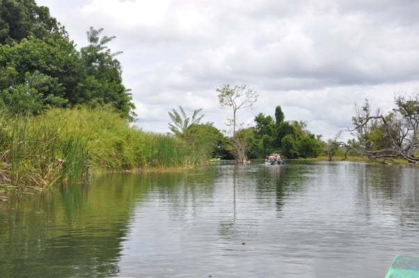 Sri Lanka, Hirwadunna, Katamaranfahrt auf dem Peripherie See