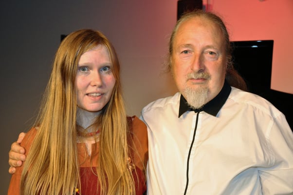 KuBe Konzert "Trallskogen", Annika Jonsson (Trollkönigin) mit Michael Britz (Oberelfe) am 05.10.2018 im Leidinger, Saarbrücken.