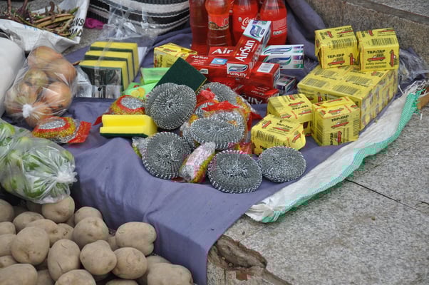 Kap Verden, Insel Santiago, Assomada, Markt