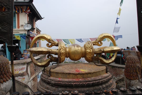 Nepal, Kathmandu, Stupa von Swayambhunath