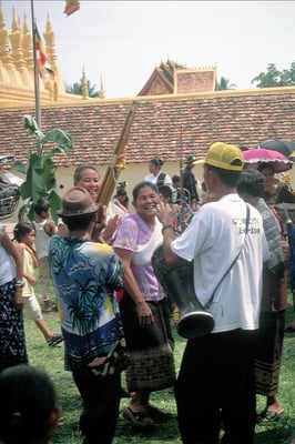 Laos, Vientiane, Hauptstadt von Laos, Kloster Wat Si Saket