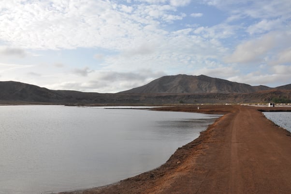 Kap Verden, Insel Sal, Salzgewinnungsanlage