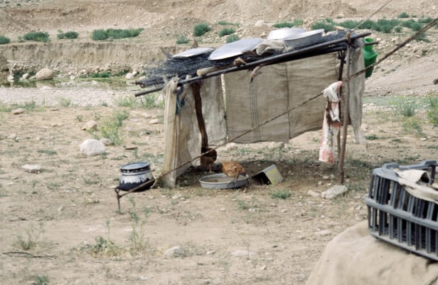 Iran, Besuch in einem Lager der Kaschgai Nomaden