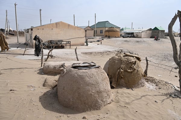 Turkmenistan, Besuch eines Dorfes