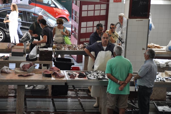 Madeira, Funchal, Markthalle