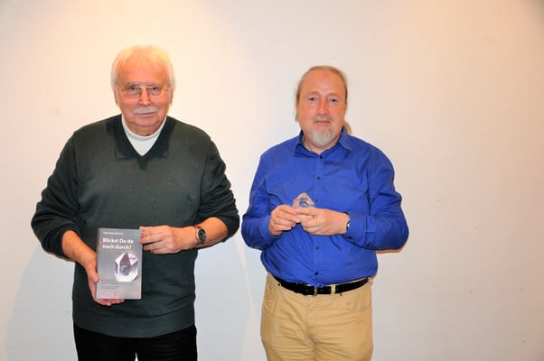 KuBe Lesung mit dem Autor Stanislaus Klemm​ zu seinem neuen Buch "blickst Du da noch durch" am 29. März 2019 in der Nauwieser 19 in Saarbrücken mit Michael Britz​ (Veranstalter)