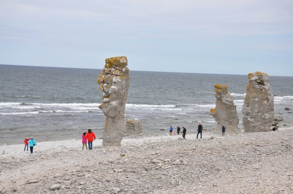 Schweden, Insel Farö, Rauk Gebiete