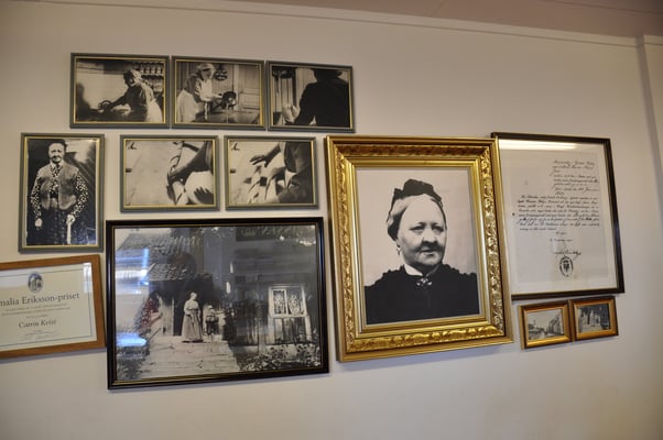 Schweden, Gränna, Erfindung der Zuckerstange durch Amalia Eriksson