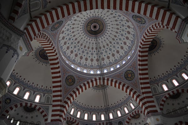 Turkmenistan, Ashgabad, Blaue Moschee