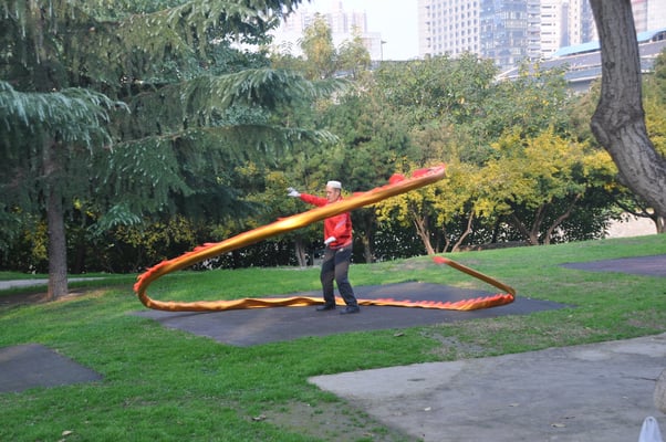 China, Xi'an, Stadtmauerpark