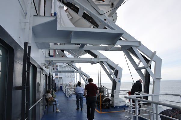 Überfahrt mit der Fähre nach Irland, Rosslare