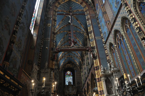 Polen: Krakau: Marienkirche mit Hochaltar von Veit Stoß