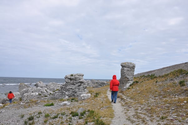 Schweden, Insel Farö, Rauk Gebiete