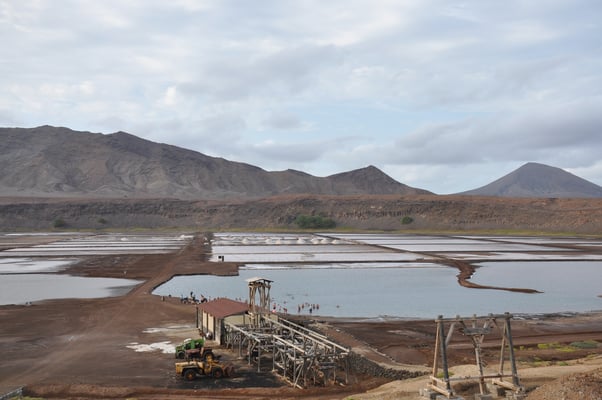 Kap Verden, Insel Sal, Salzgewinnungsanlage