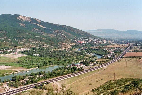 Georgien, alte Hauptstadt Mzcheta, Dvari-Kirche