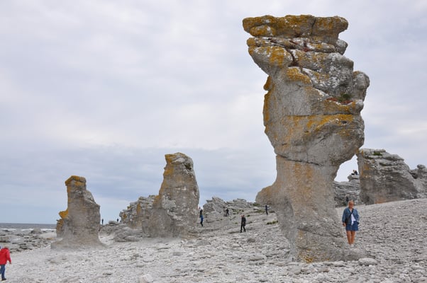 Schweden, Insel Farö, Rauk Gebiete