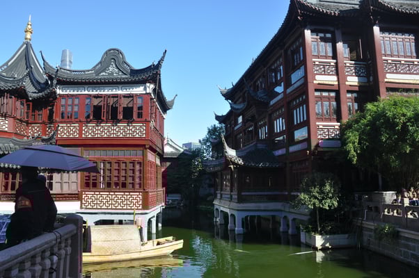 China, Shanghai, Altstadt aus der Ming Dynastie