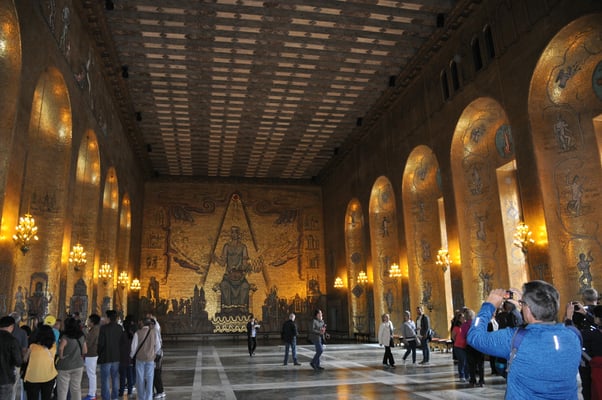 Schweden, Stockholm, Rathaus, (Verleihungsort der Nobelpreise)