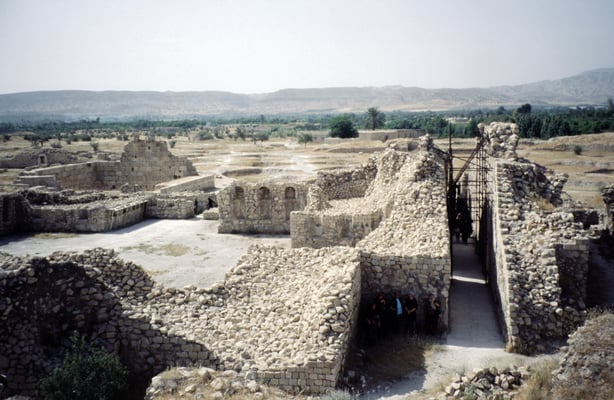Iran,  Firuzabad, sassanidische Palastanlage