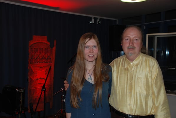 KuBe Konzert mit CaleidoClub am 19. März 2015 im Rathaus Riegelsberg. Annika Jonsson​ mit Michael Britz​