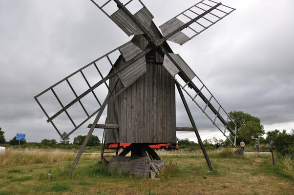 Schweden, Öland, Kronprinsen, Windmühlen