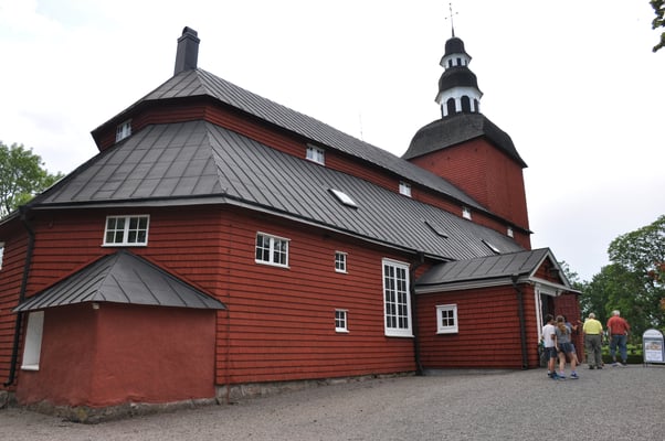Schweden, Holzkirche von Habo