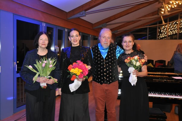 Neujahrsempfang des Bürgermeisters von Riegelsberg, Kulturprogramm von KuBe e.V, Alla Kashenko, Elisa Wehrle, Michael Britz, Natalia Malkova.