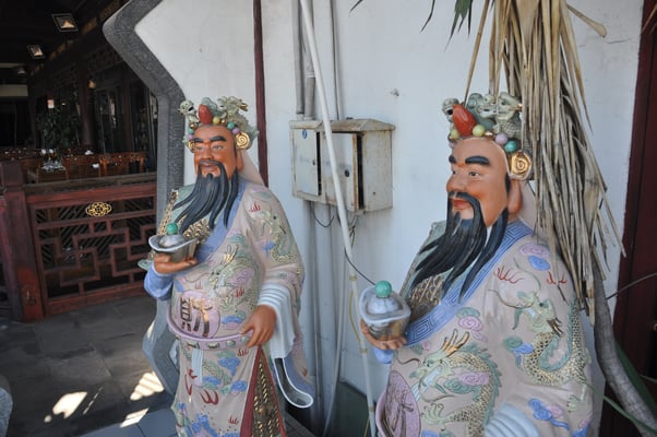 China, Shanghai, Altstadt aus der Ming Dynastie, Besuch in einem Teehaus