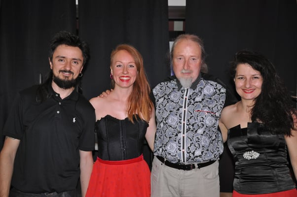 KuBe Konzert "Femmes Natales und DOS MAS", am 11. Mai 2019 im Cafe Paris, Juan Pablo,  Natasha Bagrova, Michael Britz und Natalia Malkova