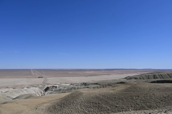 Turkmenistan, Überreste riesiger Korallenriffe aus dem Tetris Meer